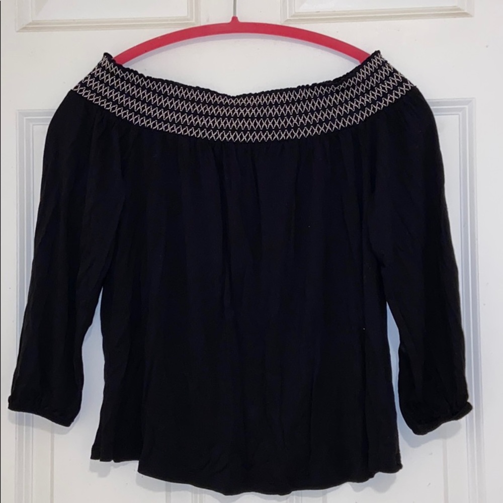 Off the shoulder blouse!